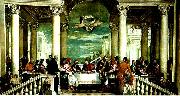 Paolo  Veronese feast of st. gregory the great oil painting artist